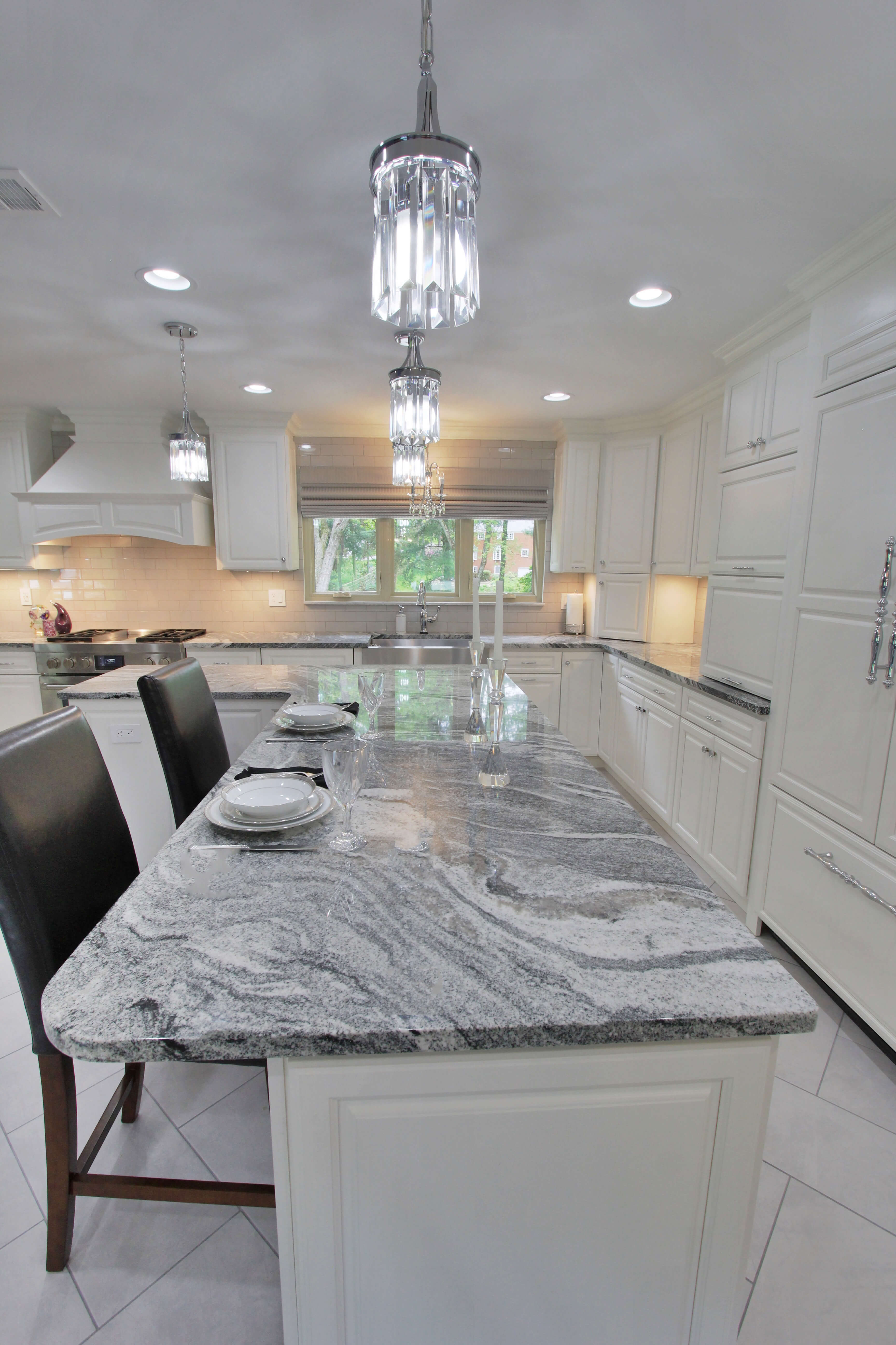 These countertops were an important part of completing this client's kitchen design. 