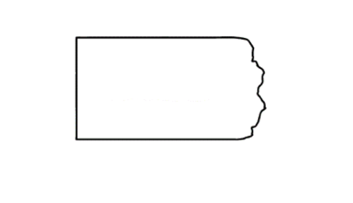 Countertop chiseled edge profile