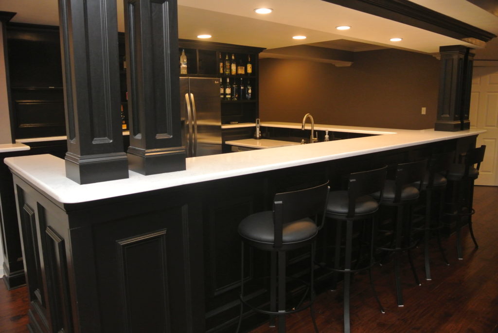 Custom Basement Bar