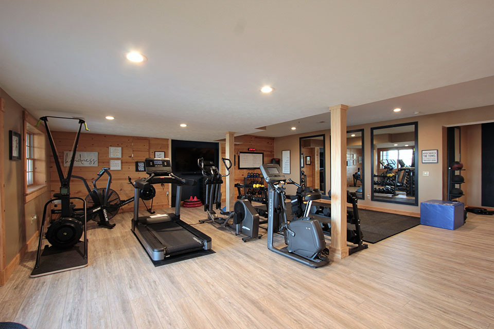 indoor home gym